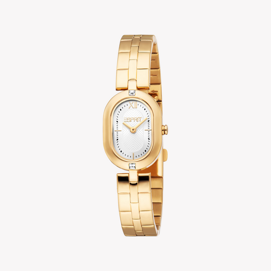 Esprit Women's Gold Stainless Steel Watch | Es1l500m0025-1