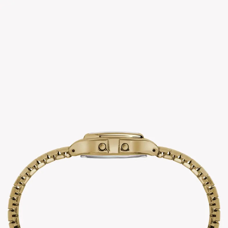 Timex Women's Gold Stainless Steel Watch, Digital Dial | Tw2t48000-1
