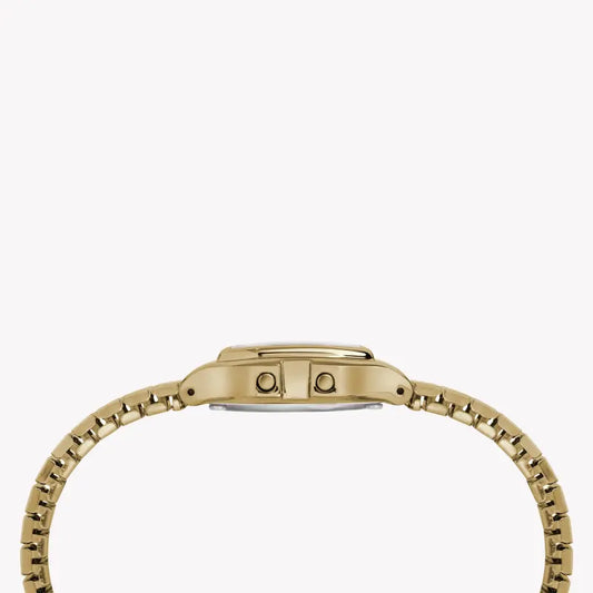 Timex Women's Gold Stainless Steel Watch, Digital Dial | Tw2t48000-1