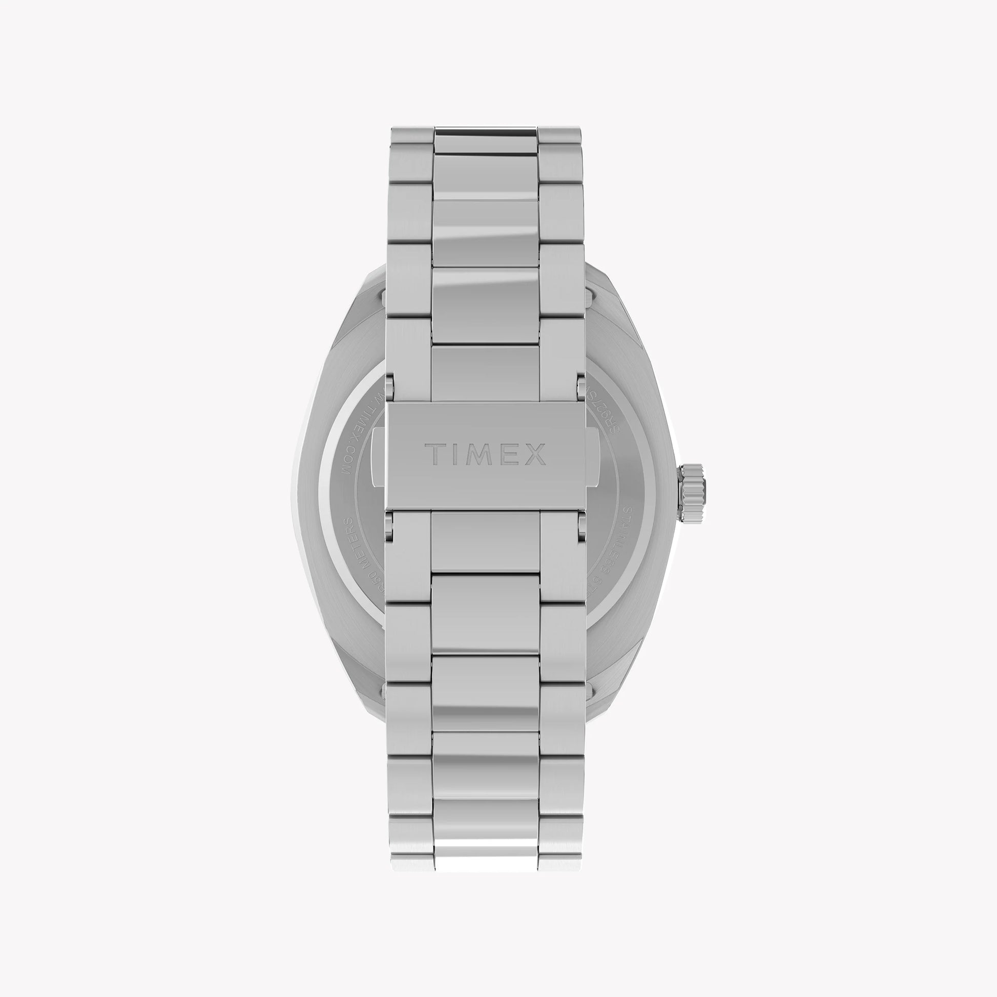 Mens Silver-Tone Case & Bracelet with Blue Dial TW2Y22700 | Stylish Watch-2