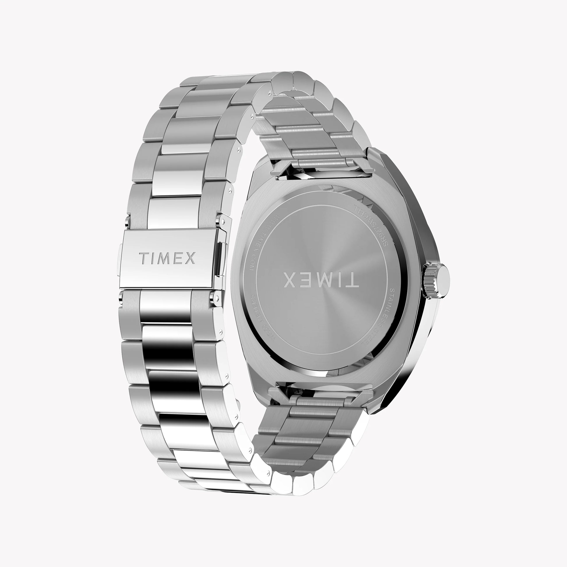 Mens Silver-Tone Case & Bracelet with Blue Dial TW2Y22700 | Stylish Watch-4